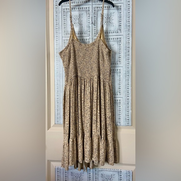 GUC Jopna Sz-XL Spaghetti Strap, Pocket, Floral, Dancing Dress- 10 Real Buttons - Picture 3 of 16